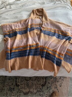 Free people hooded poncho